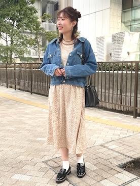 「DRESKIP（ドレスキップ）のアイテム（その他シューズ）」を使った、shionさん（レディース・162cm）の春コーディネート