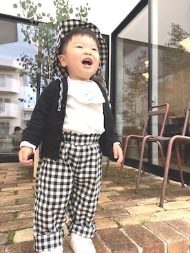 「BAKER（ベイカー）のアイテム」を使った、__ryoomさん（キッズ・90cm）の春コーディネート