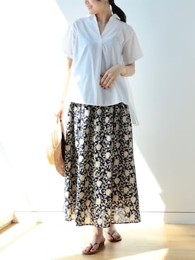 kanakoさん（レディース・165cm）の夏コーディネート