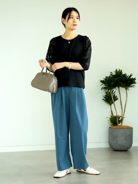 「ボストンバッグ」｜kanakoさん（レディース・165cm）の夏コーディネート