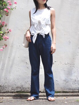 kanakoさん（レディース・165cm）の夏コーディネート