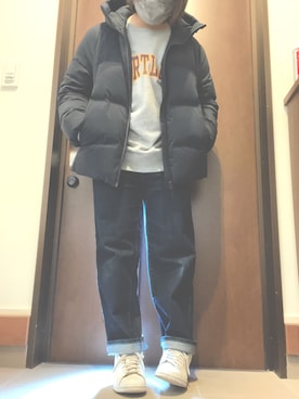 「terawear emu」｜ちよぴっこさん（レディース・157cm）の冬コーディネート
