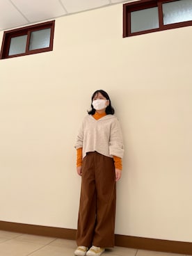 「orange」｜Farrahli さん（レディース・154cm）の春コーディネート