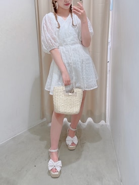 「いいね返し」｜「アイテム（チュニック）」を使った、いくはさん（レディース・155cm）の夏コーディネート