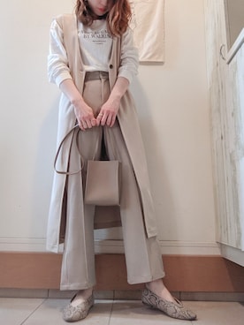 「ごきげんウィーク」｜「アイテム（パンプス）」を使った、_hi_ln_nl_ro_さん（レディース・165cm）の春コーディネート