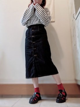 「ADRER」｜_hi_ln_nl_ro_さん（レディース・165cm）の春コーディネート