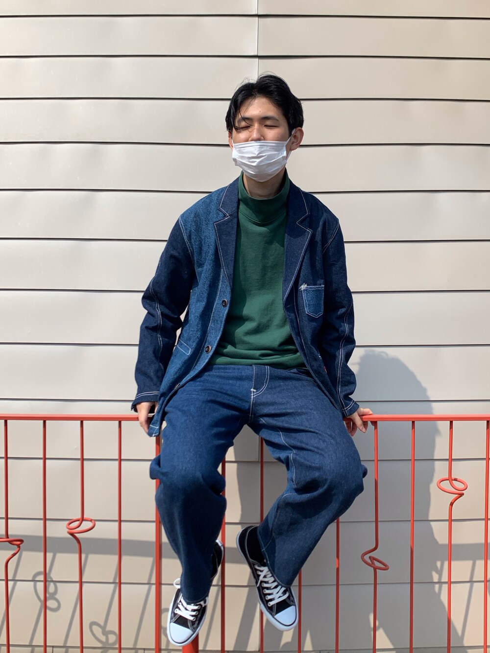リーバイス　レッド　セットアップ 暖かくなってきたねー 春が近づいてきたので @levis_japan Levis REDの