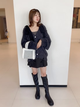 「大人ガーリー」｜「アイテム（キャミソール）」を使った、namikiさん（レディース・161cm）の秋コーディネート