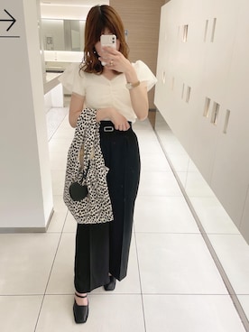 「チュールパンプス」｜namikiさん（レディース・161cm）の夏コーディネート