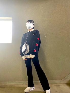 「KIRSH（キルシー）のアイテム（スウェット）」を使った、sayu104さん（レディース・163cm）の春コーディネート