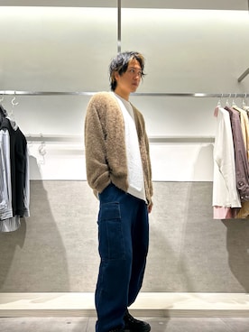 「PRO CLUB （プロクラブ）のアイテム（トップス）」を使った、TOKYO SHIRTS staffさん（メンズ・173cm）の秋コーディネート