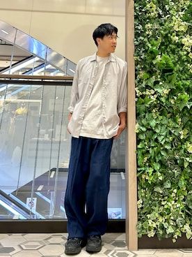 TOKYO SHIRTS staffさん（メンズ・173cm）の夏コーディネート