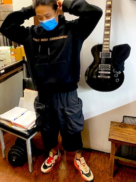 「SMGのアイテム」を使った、勳さん（メンズ・165cm）の冬コーディネート