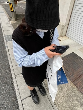 「152cm」｜「アイテム（帽子）」を使った、遥さん（レディース・152cm）の春コーディネート