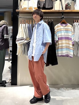 「Champion（チャンピオン）のアイテム（トップス）」を使った、りょたさん（メンズ・180cm）の春コーディネート