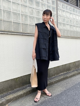 「LOUNGEDRESS（ラウンジドレス）のアイテム（ジャケット/アウター）」を使った、loungedress_saekiさん（レディース・162cm）の夏コーディネート
