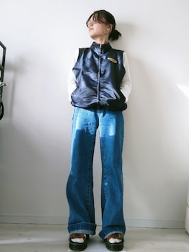 「ROLLA'S（ローラス）のアイテム」を使った、troy10さん（レディース・154cm）の春コーディネート
