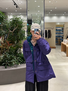 「アイテム（ナイロンジャケット）」を使った、hakuさん（メンズ・174cm）の秋コーディネート