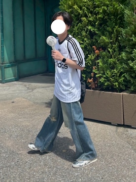 「アイテム（バックパック/リュック）」を使った、けさん（メンズ・163cm）の夏コーディネート