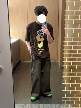 「BEAMS T（ビームスティー）のアイテム」を使った、けさん（メンズ・163cm）の夏コーディネート