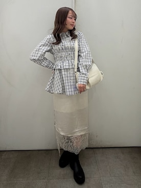 めりさん（レディース・152cm）の冬コーディネート