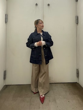 「アイテム（パンプス）」を使った、めりさん（レディース・152cm・10代）の秋コーディネート