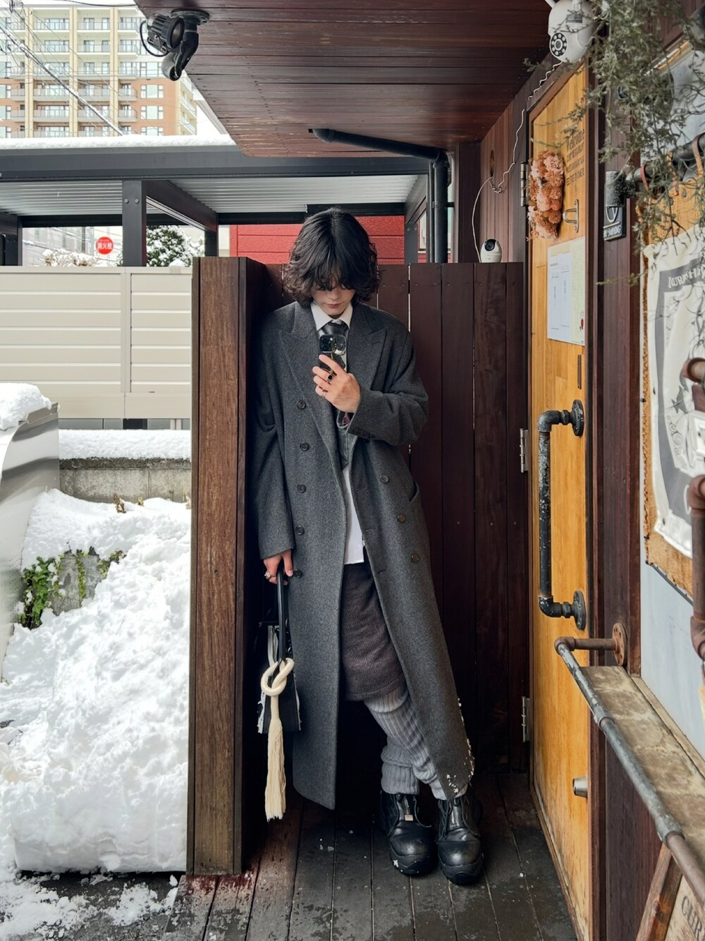 Jean Paul Gaultierのチェスターコートを使ったメンズ人気ファッション