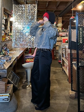 「JOHN LAWRENCE SULLIVAN（ジョンローレンスサリバン）のアイテム」を使った、mikamoさん（メンズ・182cm）の冬コーディネート