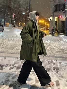 mikamoさん（メンズ・182cm）の冬コーディネート