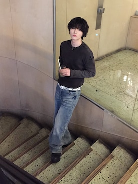 「AAKAM（アーカム）のアイテム」を使った、mikamoさん（メンズ・182cm）の秋コーディネート