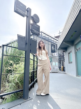 「LOW CLASSIC（ロウ　クラシック）のアイテム」を使った、lawonkiiさん（レディース・160cm）の夏コーディネート