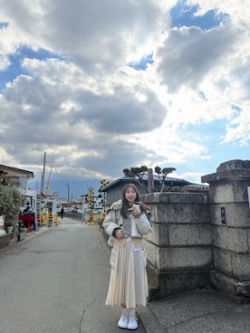 「Sacai（サカイ）のアイテム」を使った、lawonkiiさん（レディース・160cm）の冬コーディネート