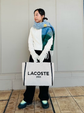 「LACOSTE（ラコステ）のアイテム」を使った、Miyashitaさん（メンズ・153cm）の秋コーディネート