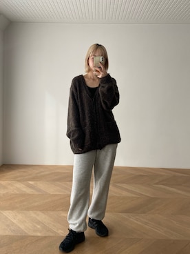 「CANAL JEAN（キャナルジーン）のアイテム」を使った、SAKURAさん（レディース・155cm）の冬コーディネート