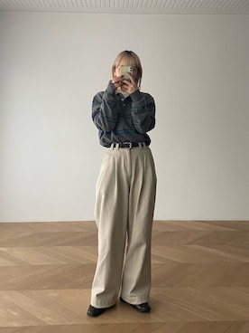 「CANAL JEAN（キャナルジーン）のアイテム」を使った、SAKURAさん（レディース・155cm）の冬コーディネート