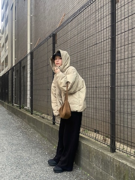「CANAL JEAN（キャナルジーン）のアイテム」を使った、SAKURAさん（レディース・155cm）の冬コーディネート
