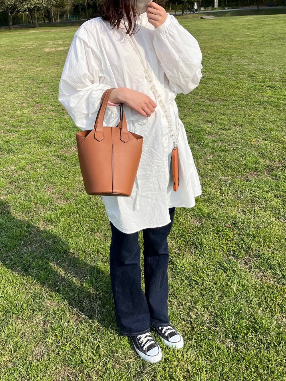 マルチロングシャツLS 262769を使った人気ファッション