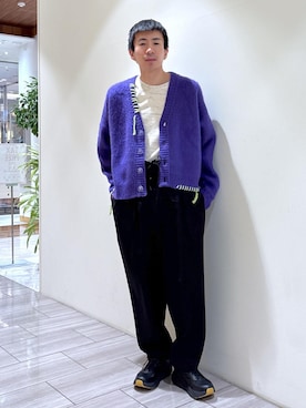「ブルべ冬」｜吉田　さん（メンズ・176cm・20代）の冬コーディネート