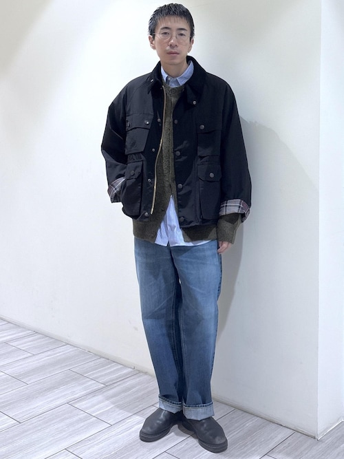 モヘアミックス オーバーサイズ クルーネックカーディガン