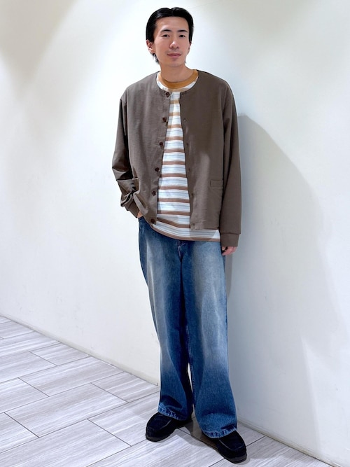 【WILD LIFE TAILOR】セルヴィッチ 5ポケット ストレート デニムパンツ