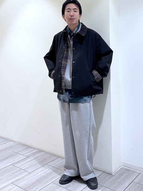 セール】ダンボールスウェット ハーフジップ プルオーバー