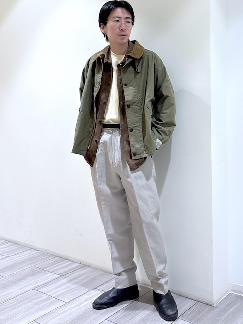 ヴィンテージ加工 ゴート スエード シャツ / シャツジャケット（シャツ