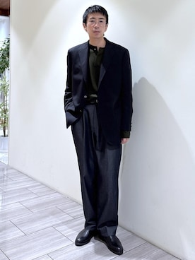 「パンツスタイル」｜吉田　さん（メンズ・176cm・20代）の秋コーディネート