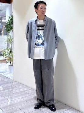 「パンツスタイル」｜吉田　さん（メンズ・176cm・20代）の秋コーディネート
