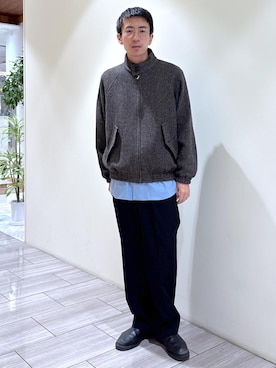 「ADAM ET ROPE'（アダムエロペ）のアイテム」を使った、吉田　さん（メンズ・176cm）の夏コーディネート