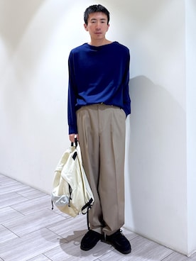 「アイテム（バックパック/リュック）」を使った、吉田　さん（メンズ・176cm・20代）の夏コーディネート
