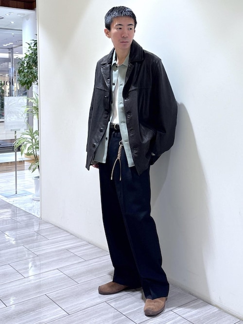 ADAM ET ROPE'（アダムエロペ） シャツ ダブルクロス シャツ
