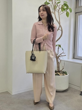 「ROPE'（ロペ）のアイテム」を使った、モエさん（レディース・163cm）の冬コーディネート