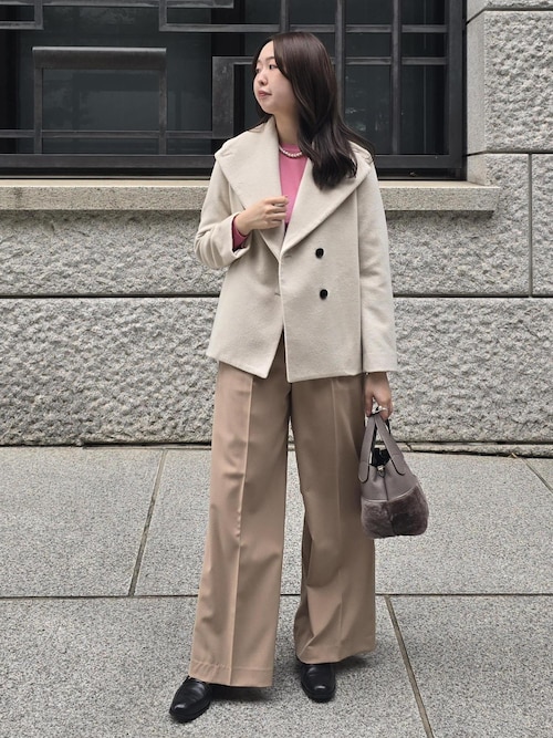 セール】ワンタックストレートワイドパンツ【REGGIANI（レッジアーニ