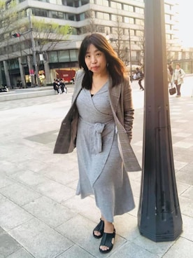 「GAP（ギャップ）のアイテム（ワンピース/ドレス）」を使った、skygrace45さん（レディース・156cm）の秋コーディネート